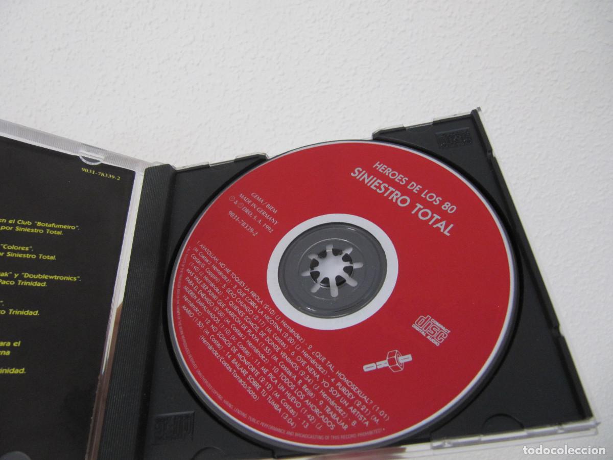 CDs de m&uacute;sica: SINIESTRO TOTAL -HEROES DE LOS 80S - Foto 3