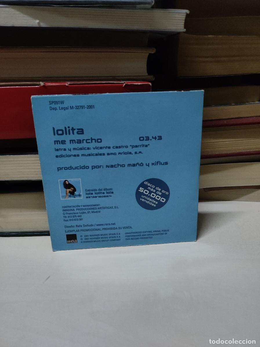 CDs de m&uacute;sica: Lolita &ndash; Me Marcho - Foto 2
