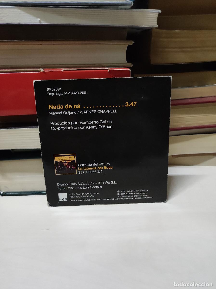 CDs de m&uacute;sica: Caf&eacute; Quijano &ndash; Nada De N&aacute; - Foto 2