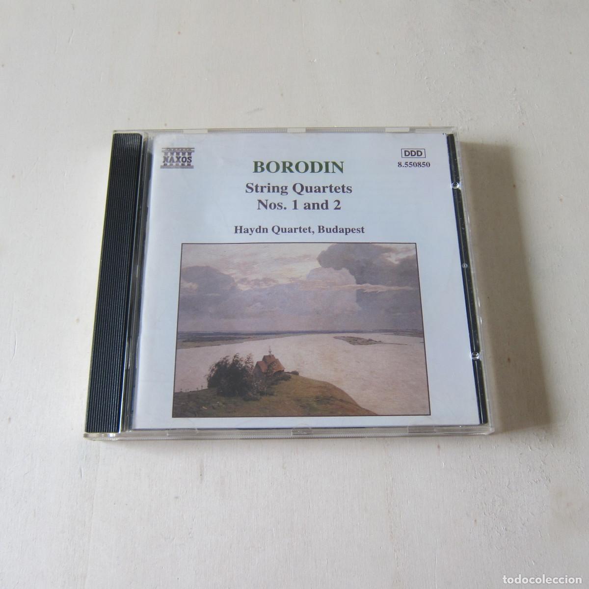 CDs de m&uacute;sica: BORODIN. STRING QUARTETS. Nos. 1 AND 2 - HAYDN QUARTET (NAXOS) CD - Foto 1