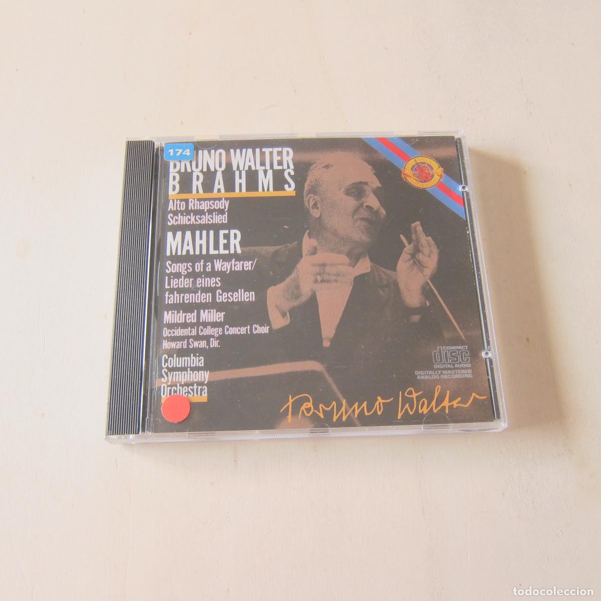 CDs de m&uacute;sica: BRUNO WALTER - BRAHMS. MAHLER (CBS) CD - Foto 1