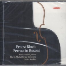CDs de Música: BLOCH, BUSONI: CONCIERTOS. RISTO LAURIALA NUEVO PRECINTADO. Lote 397624484