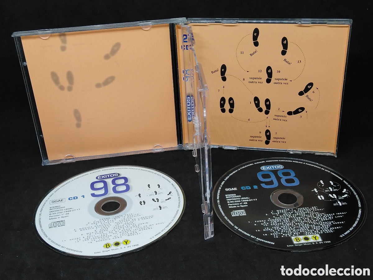 CDs de m&uacute;sica: EXITOS 98 - VARIOS - CD DOBLE - 1998 - DISCOS VERIFICADOS - Foto 3