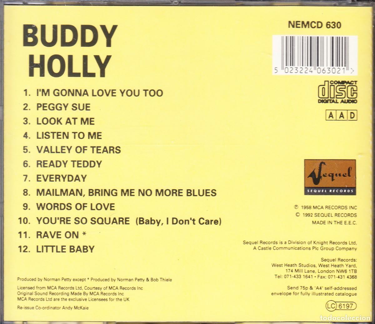 CDs de m&uacute;sica: BUDDY HOLLY. DISCOGRAFIA. CD. - Foto 2