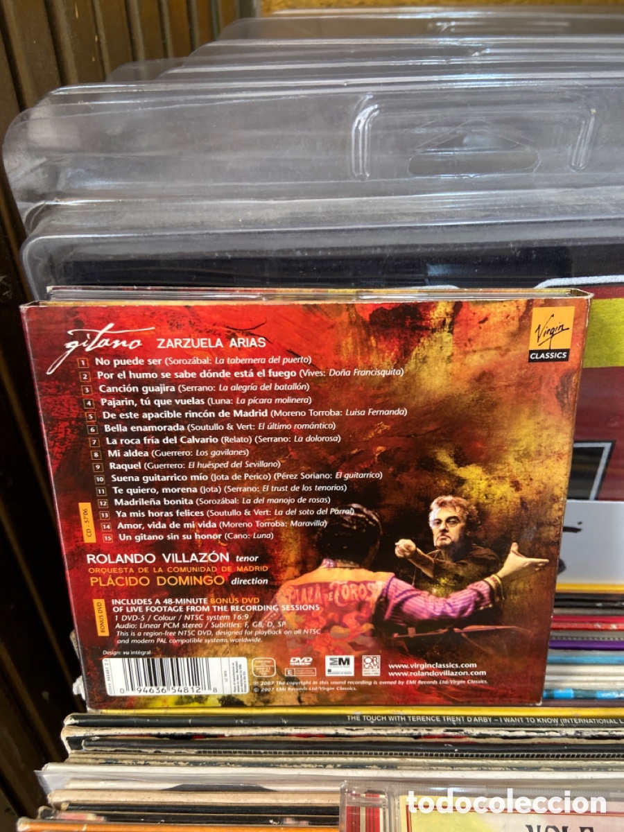 CDs de m&uacute;sica: Rolando villazon placido domingo gitano - Foto 2