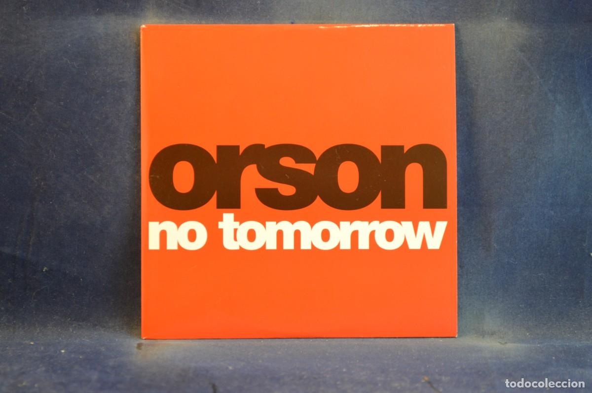 CDs de m&uacute;sica: ORSON &ndash; NO TOMORROW - CD SINGLE PROMO - Foto 1