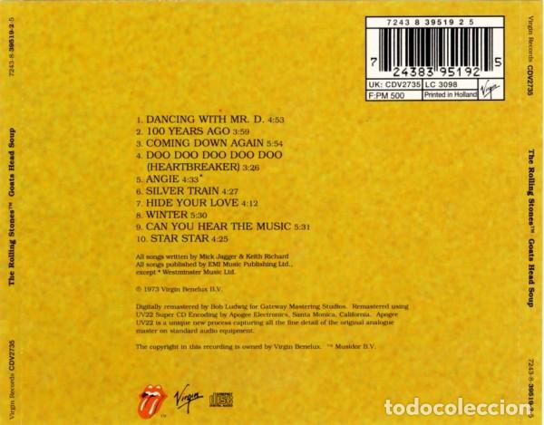 CDs de m&uacute;sica: Rolling Stones - Goats Head Soup - Foto 2