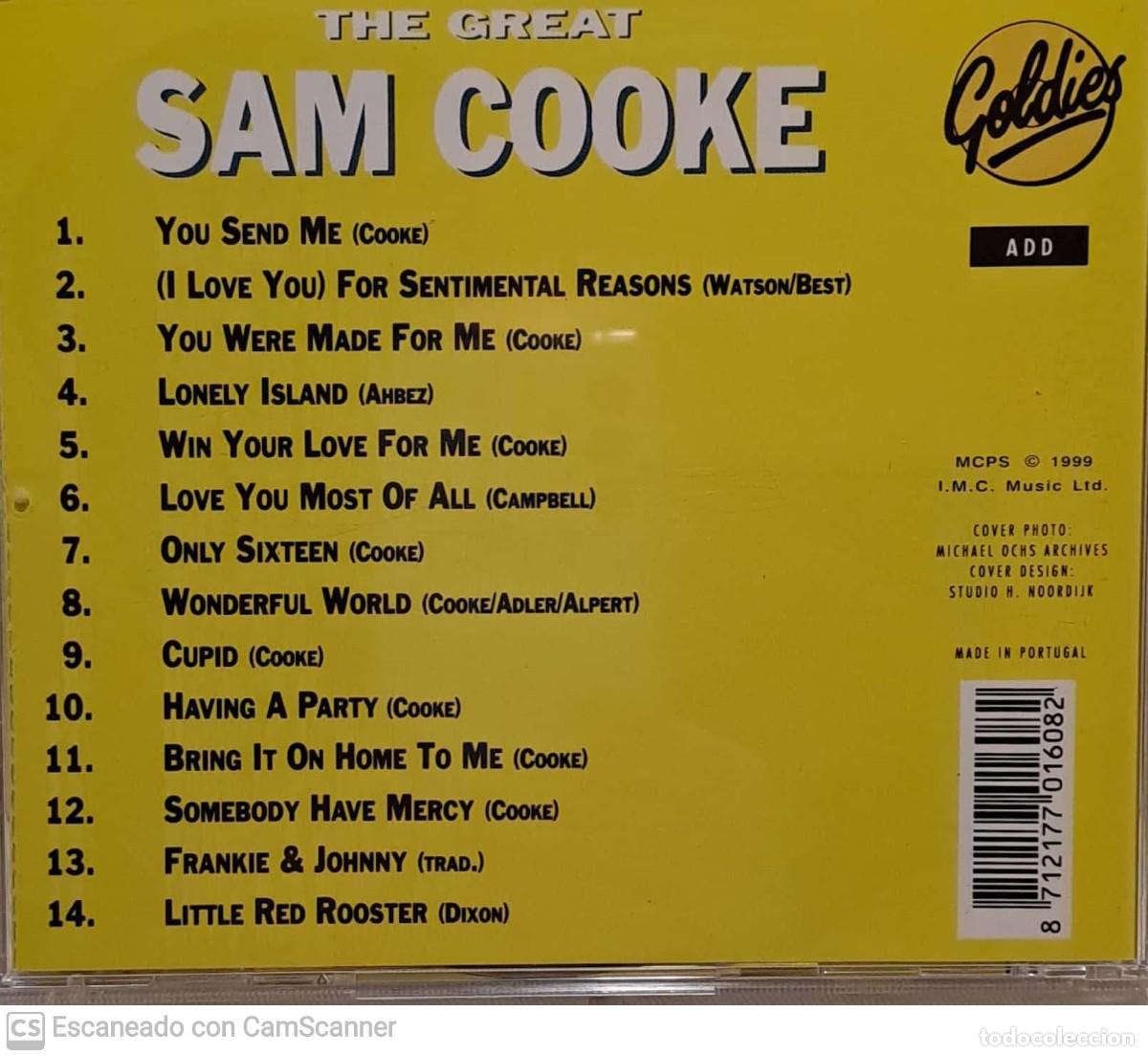 CDs de m&uacute;sica: Sam Cooke &lrm;&ndash; The Great Sam Cooke - Foto 2