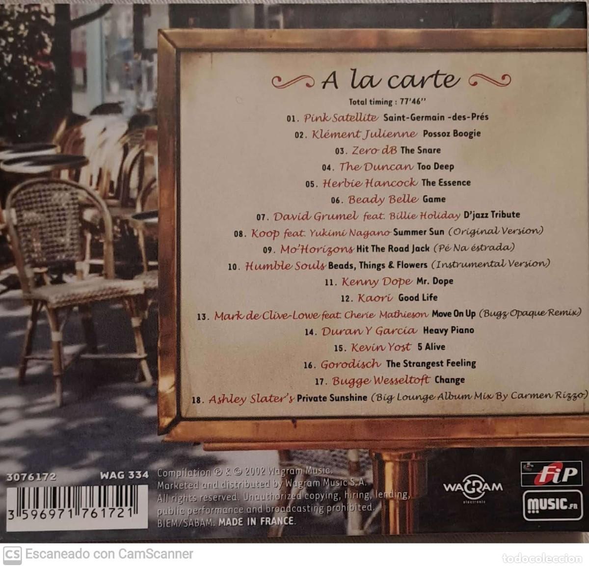 CDs de m&uacute;sica: Various &lrm;&ndash; Saint-Germain-Des-Pr&eacute;s Caf&eacute; II - Foto 2