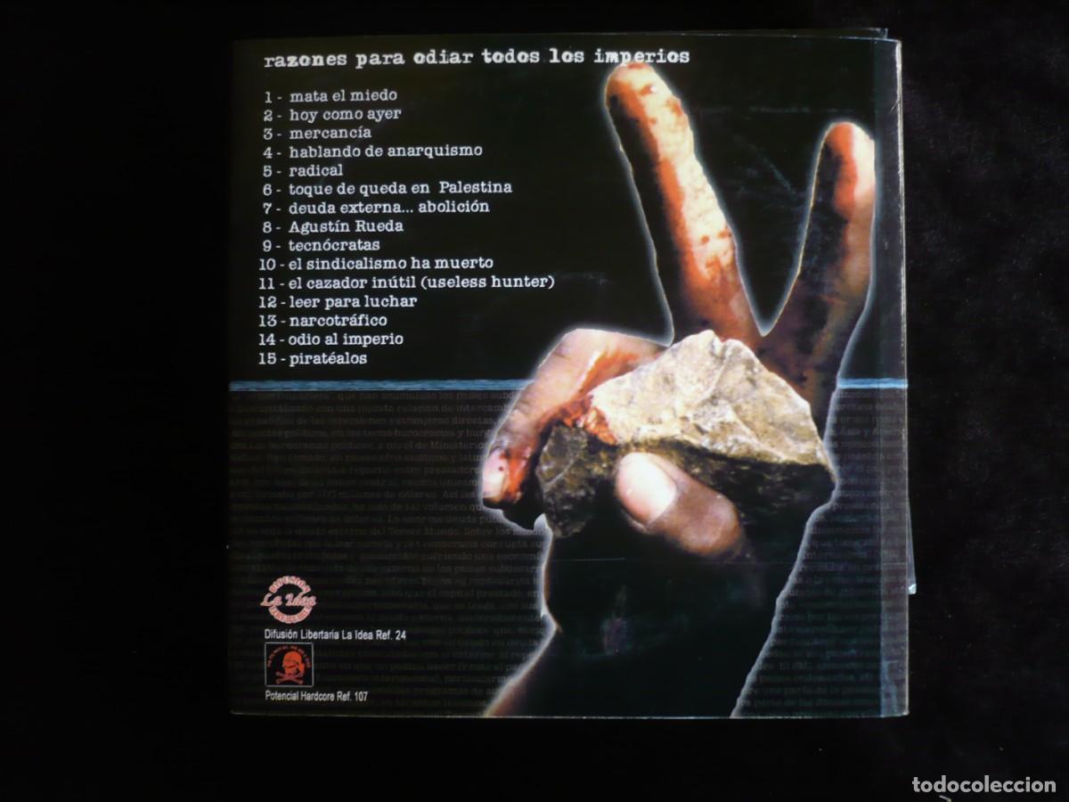 CDs de m&uacute;sica: sin dios odio al imperio - cd + libro como nuevo - Foto 2