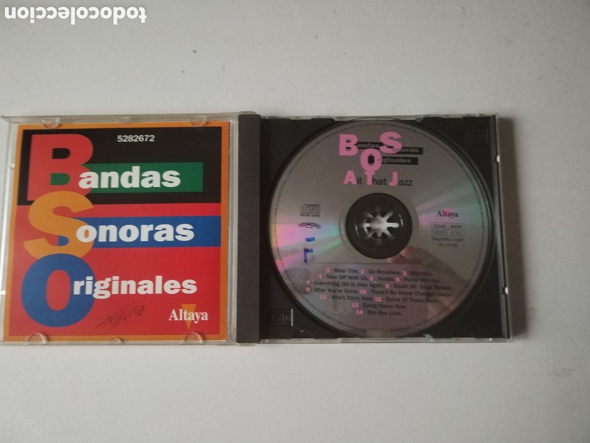 CDs de m&uacute;sica: CD ALL THAT JAZZ BSO - Foto 2