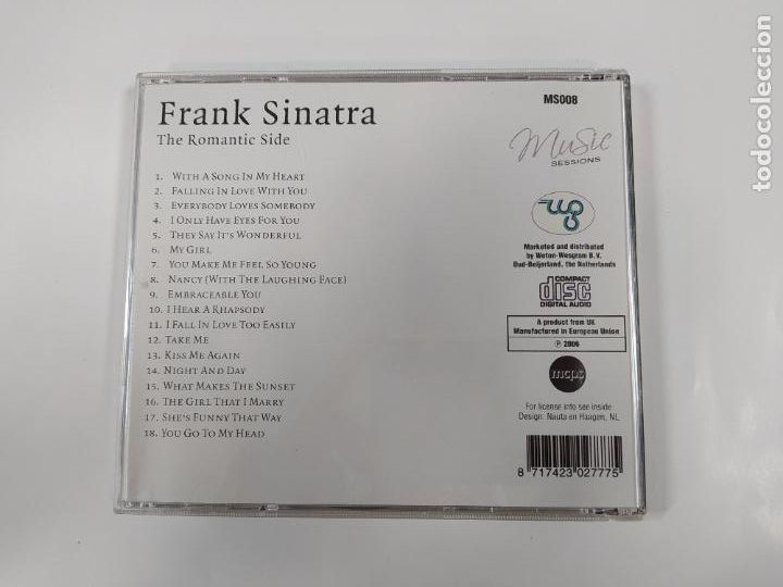 CDs de m&uacute;sica: FRANK SINATRA. THE ROMANTIC SIDE. CD. TDKCD236 - Foto 3