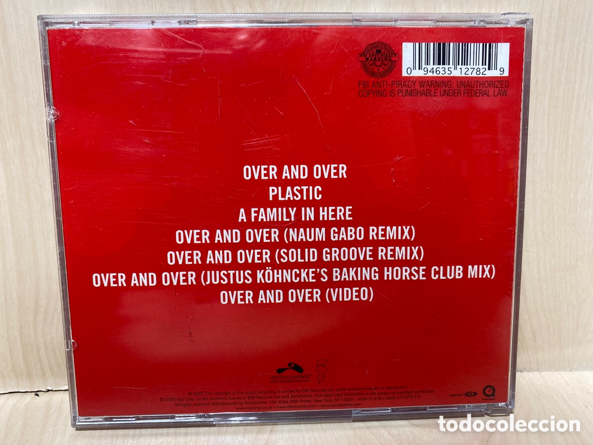 CDs de m&uacute;sica: Hot Chip - Over And Over (CD, Single) - Foto 2