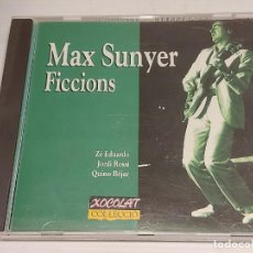 CDs de Música: MAX SUNYER / FICCIONS / CD-DISCMEDI BLAU-1993 / 12 TEMAS / IMPECABLE.