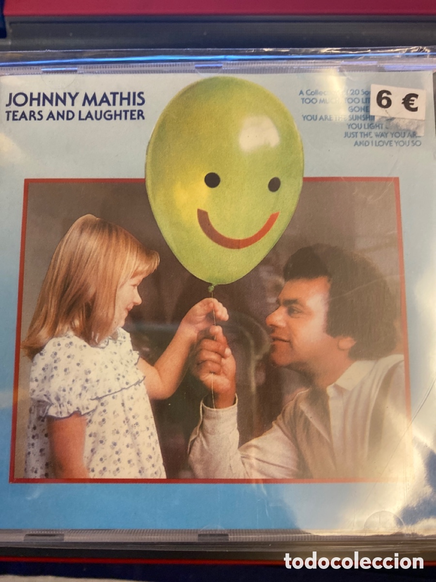 CDs de m&uacute;sica: JOHNNY MATHIS - TEARS AND LAUGHTER CD ALBUM - Foto 1