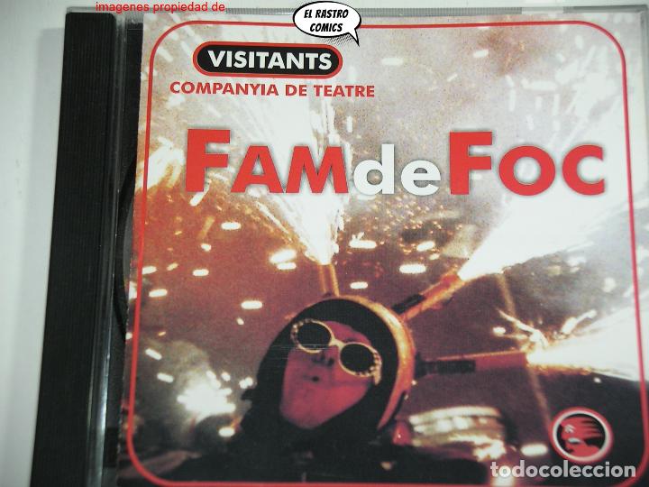 CDs de m&uacute;sica: Fam de Foc, Visitants, Companyia de Teatre, CD Polka-Waves, Lemonsongs 2000, Valencia, excel. estado