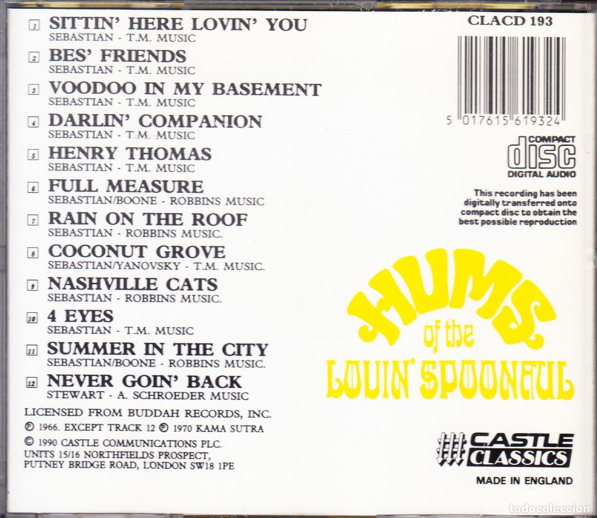 CDs de m&uacute;sica: LOVIN&acute;SPOONFUL. HUMS. CD. - Foto 2