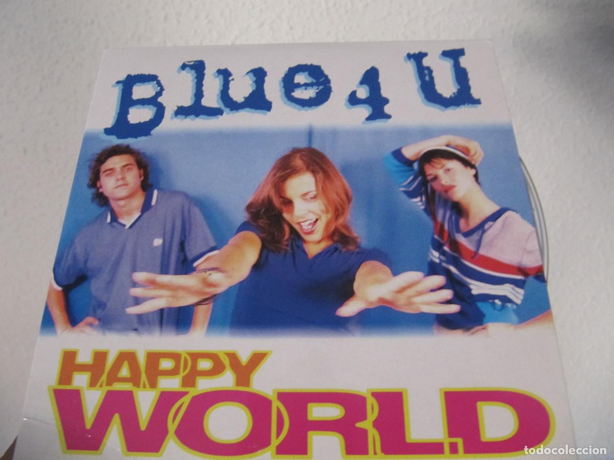 Music CDs: CD SINGLE CARTON BLUE 4 U HAPPY WORLD
