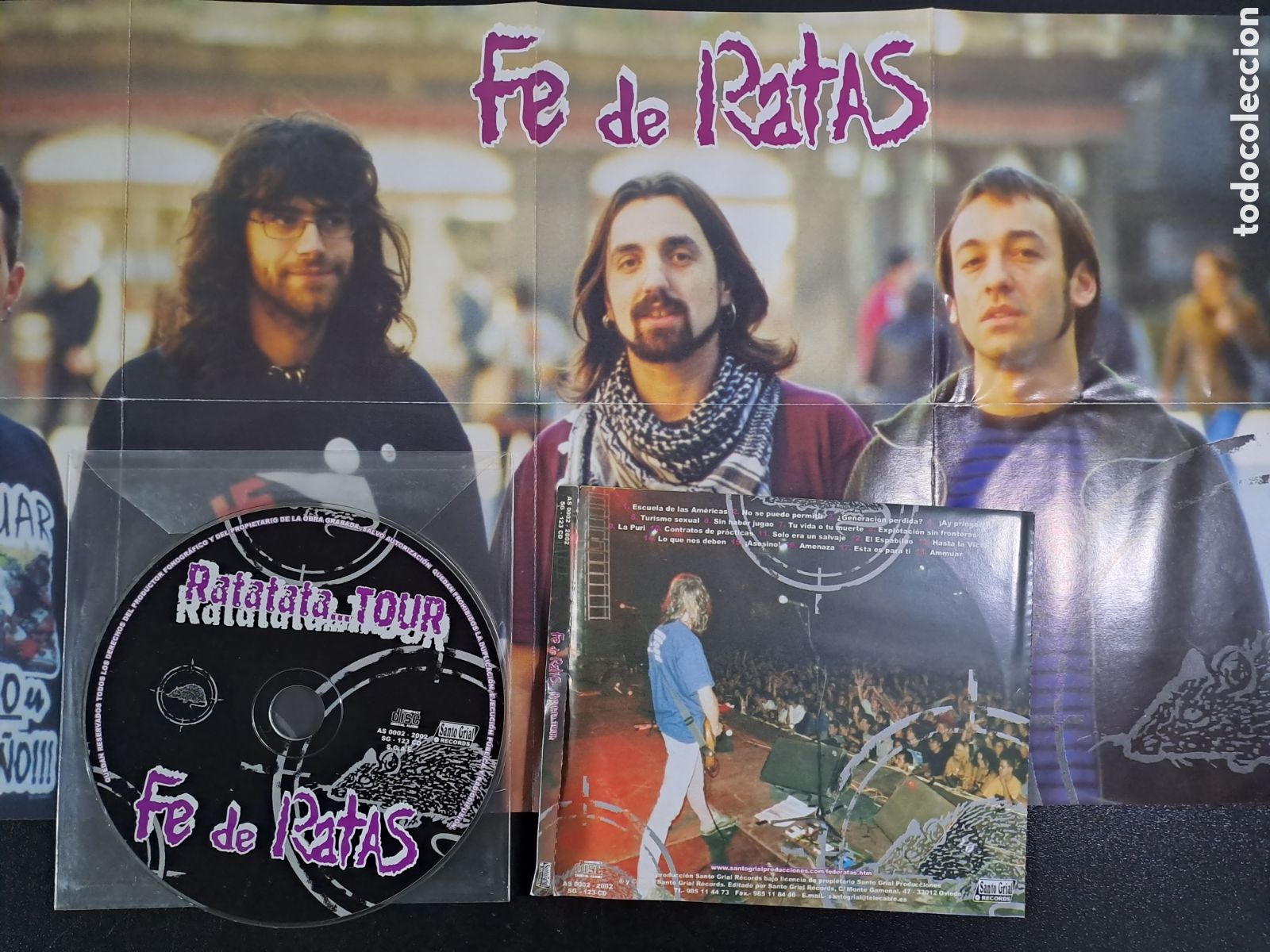 CDs de m&uacute;sica: Fe De Ratas&nbsp;&ndash;&nbsp;Ratatata... Tour. - Foto 3
