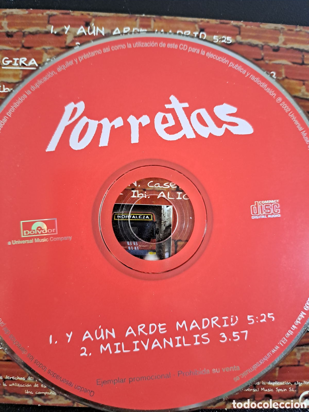 CDs de m&uacute;sica: *Porretas&nbsp;&ndash;&nbsp;Y A&uacute;n Arde Madrid. - Foto 3
