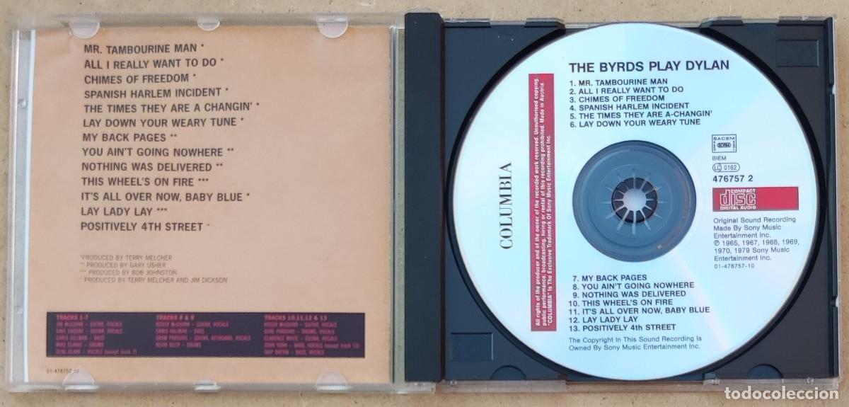 CDs de m&uacute;sica: THE BYRDS - PLAY DYLAN (CD) 1990 - 13 TEMAS - Foto 2