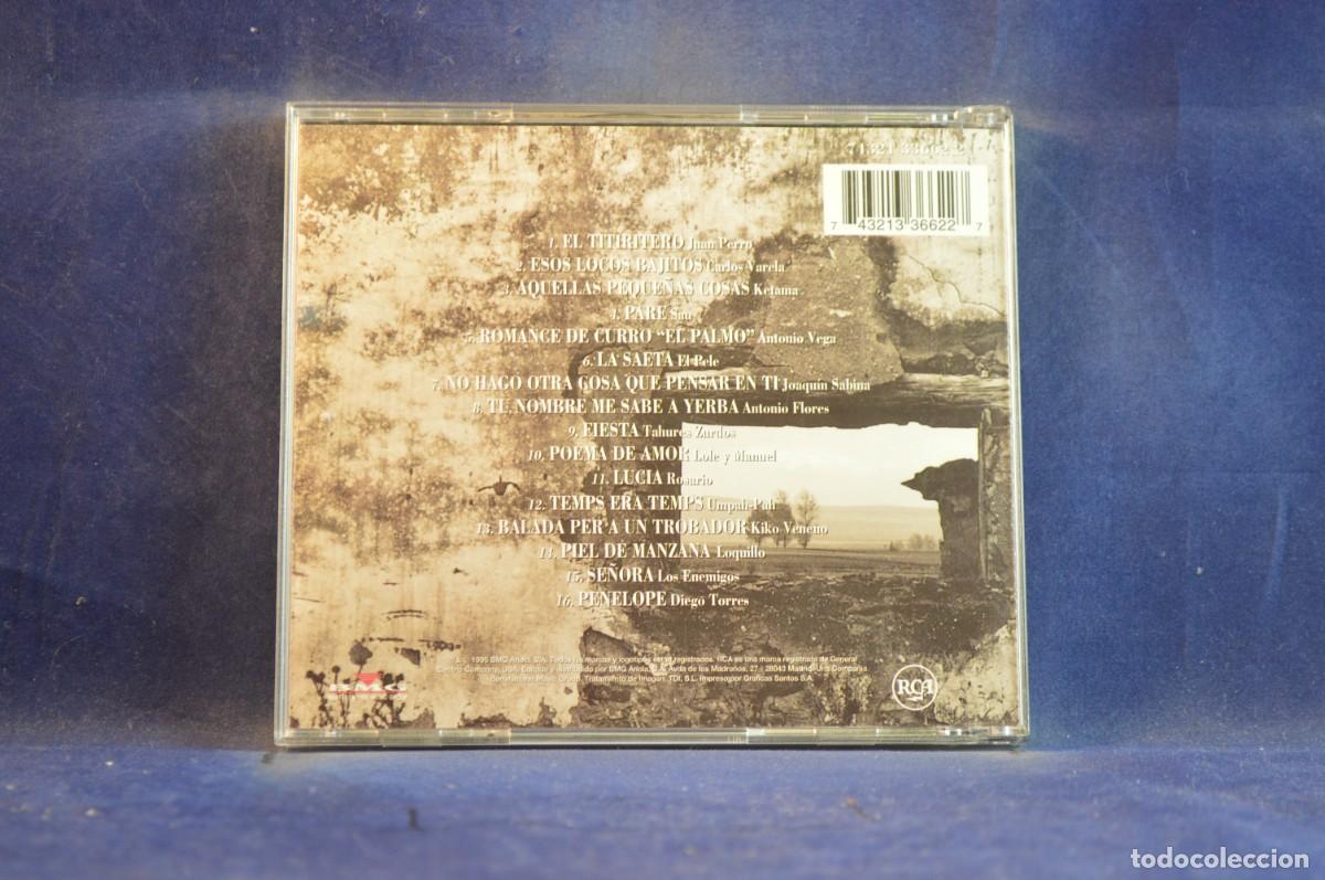 CDs de m&uacute;sica: VARIOUS &ndash; SERRAT... ERES &Uacute;NICO! - CD - Foto 2