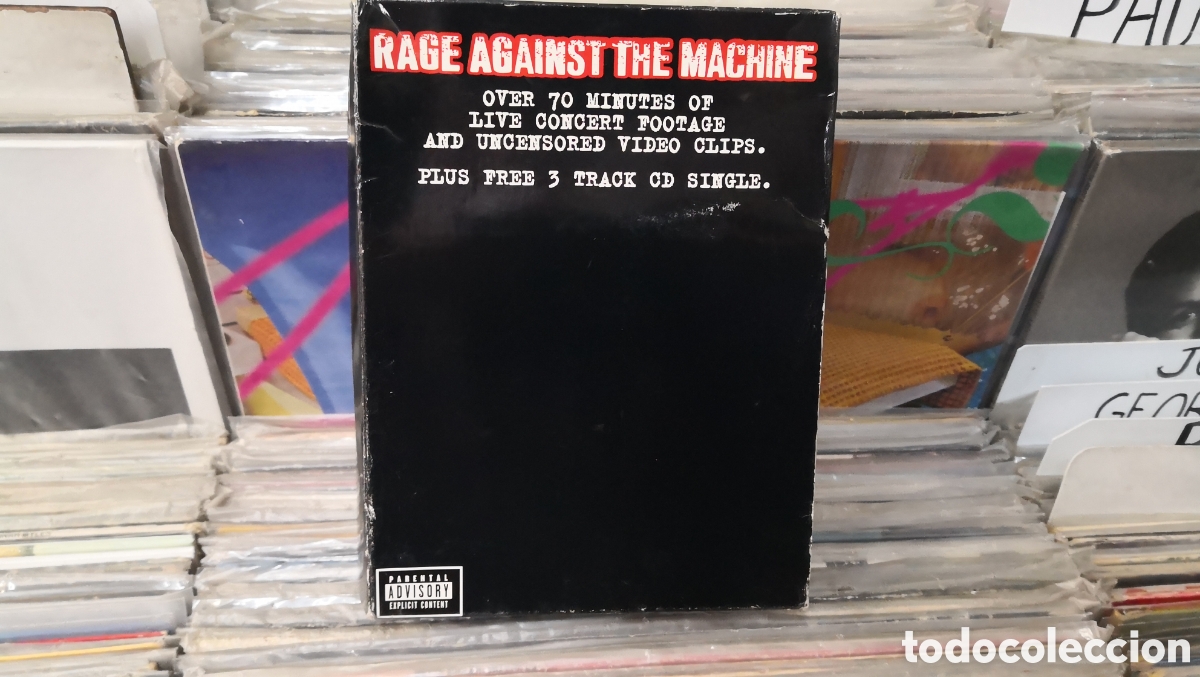 CDs de m&uacute;sica: Rage Against the Machine, cd + vhs live - Foto 1