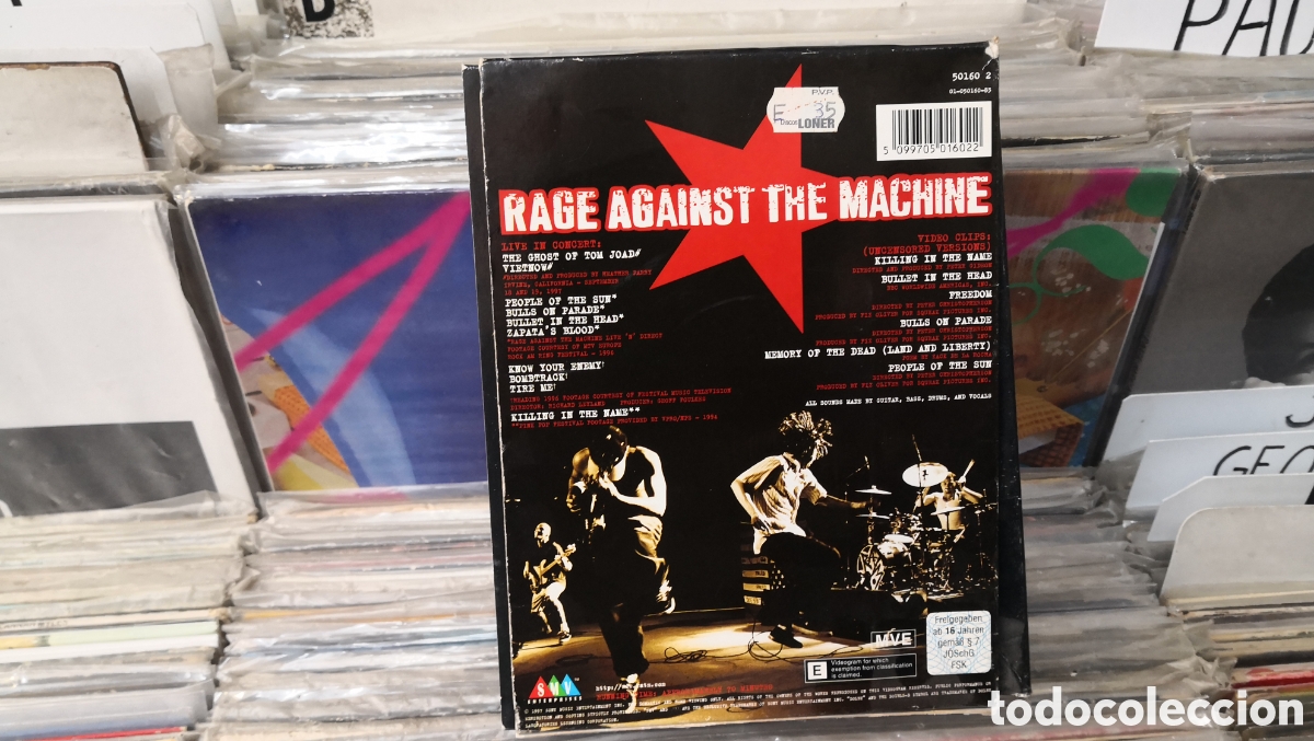 CDs de m&uacute;sica: Rage Against the Machine, cd + vhs live - Foto 2
