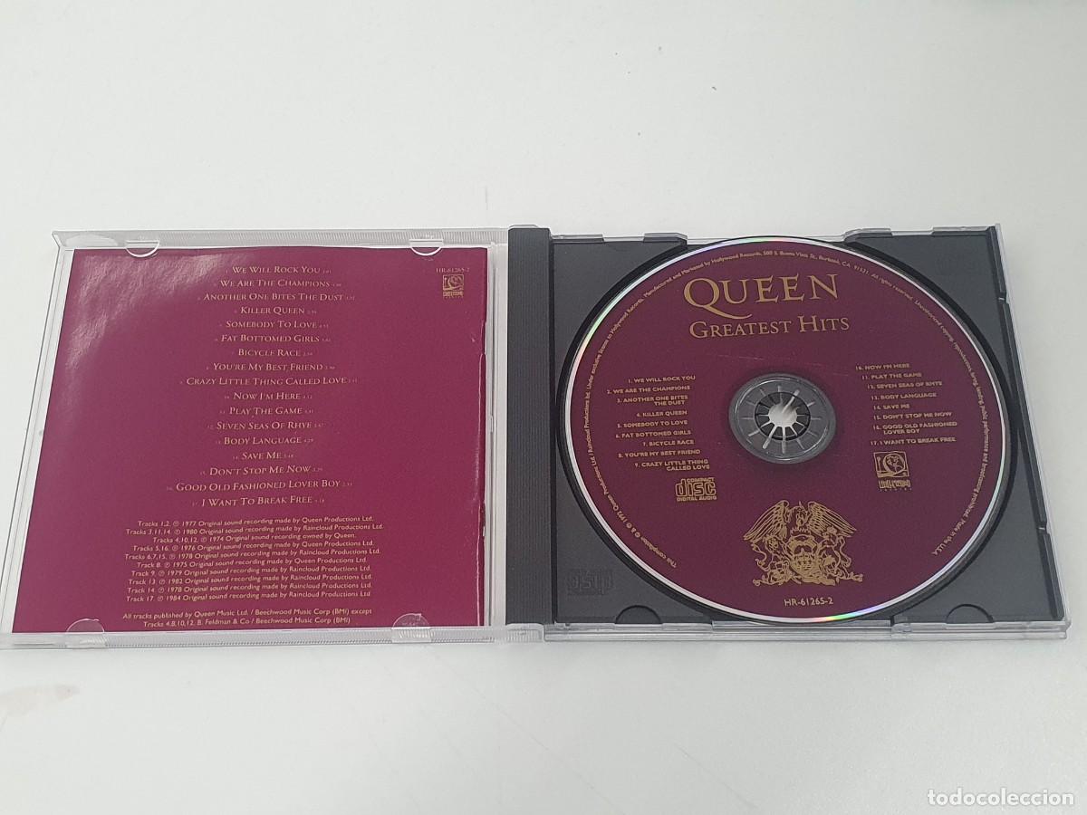 CDs de m&uacute;sica: CD QUEEN - GREATESY HITS - 1992 - Foto 2