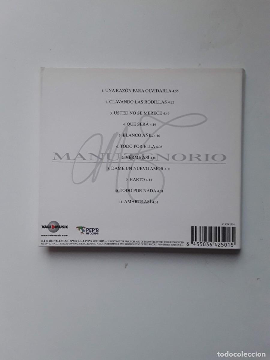 CDs de m&uacute;sica: MANU TENORIO- BLANCO A&Ntilde;IL (2003) CD - Foto 2