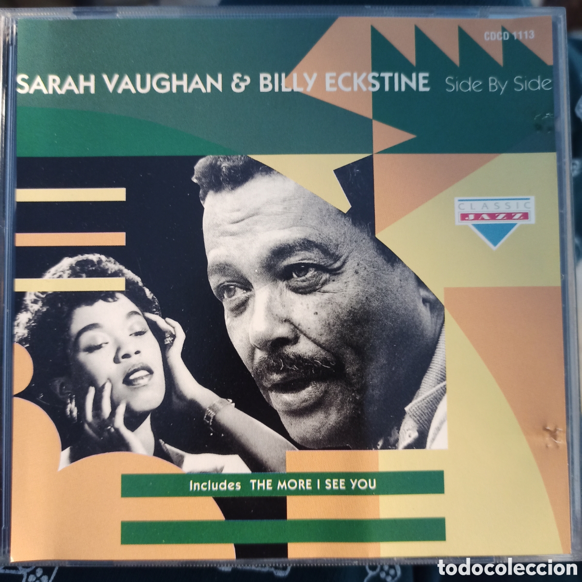 CDs de m&uacute;sica: Sarah Vaughan & Billy Eckstine &ndash; Side By Side - Foto 1