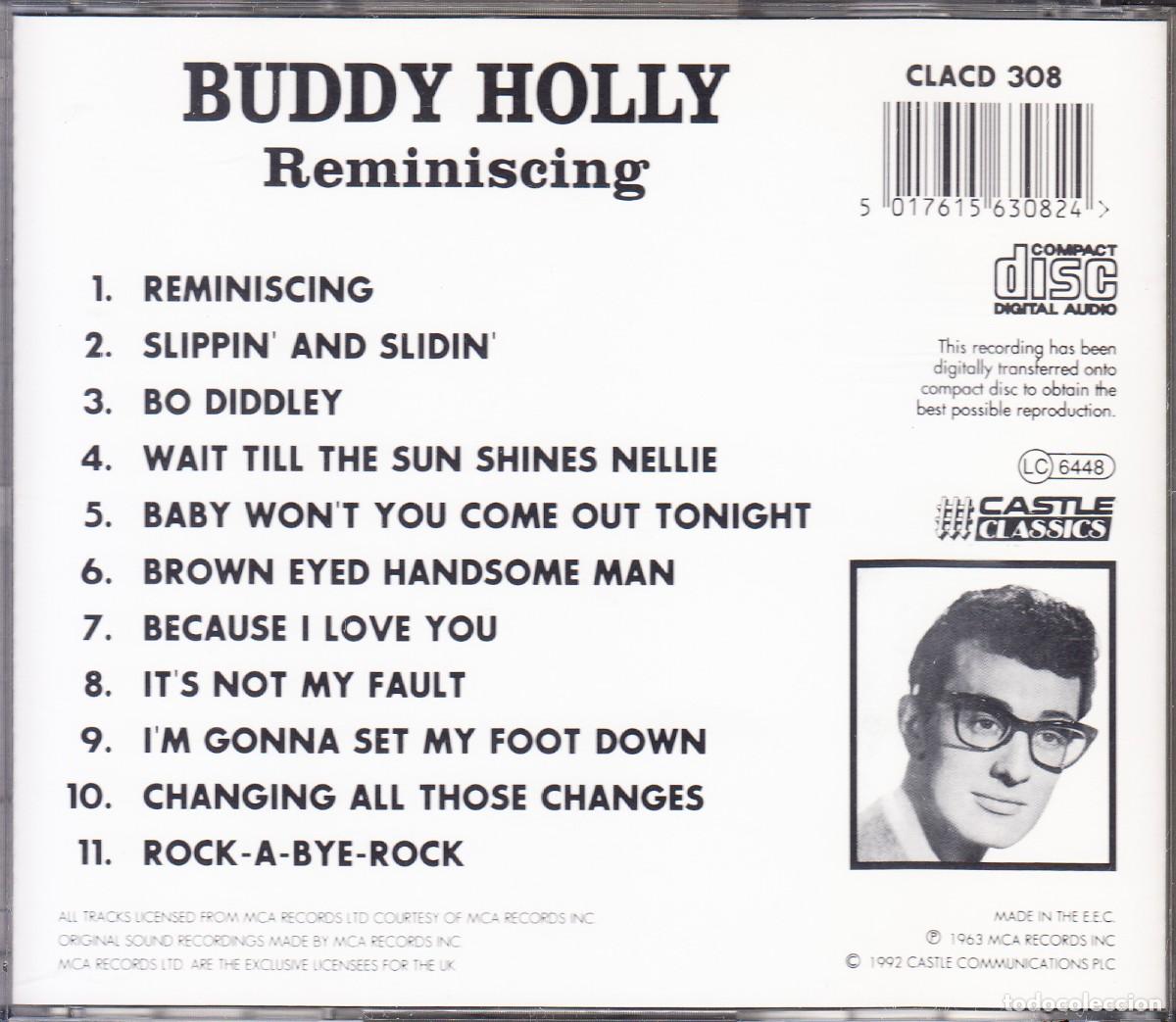 CDs de m&uacute;sica: BUDDY HOLLY. REMINISCING. CD. - Foto 2