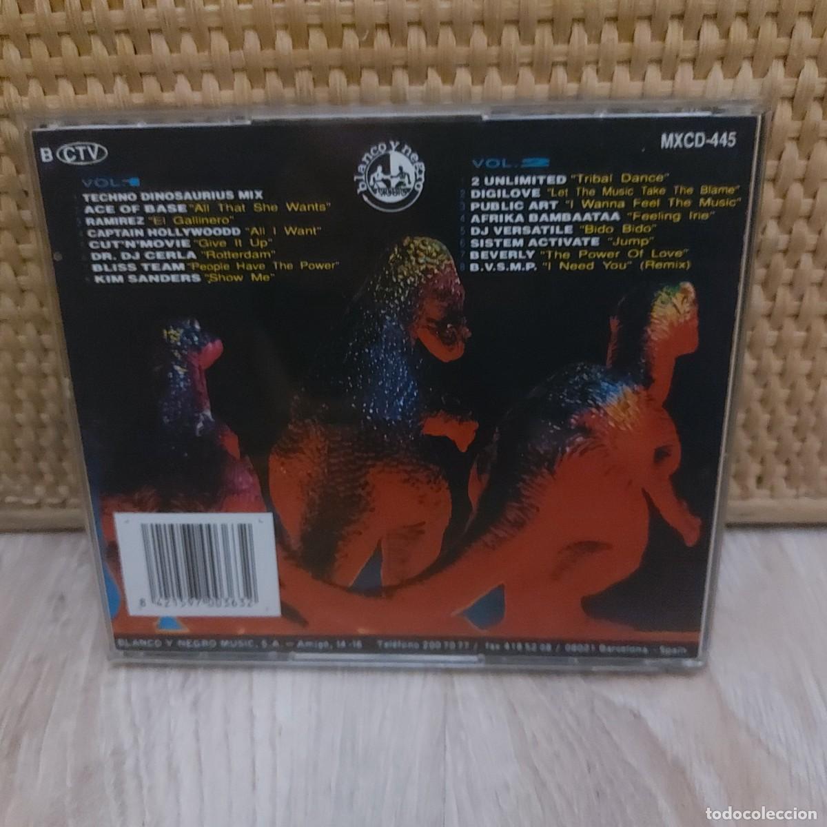 CDs de m&uacute;sica: 2CD TECHNO DINOSAURIUS MIXED BY QUIQUE TEJADA ** SEMINUEVO ** - Foto 2