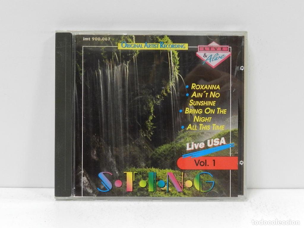 CDs de m&uacute;sica: DISCO CD. Sting &ndash; Live USA Vol. 1 - Bootleg. COMPACT DISC. - Foto 1