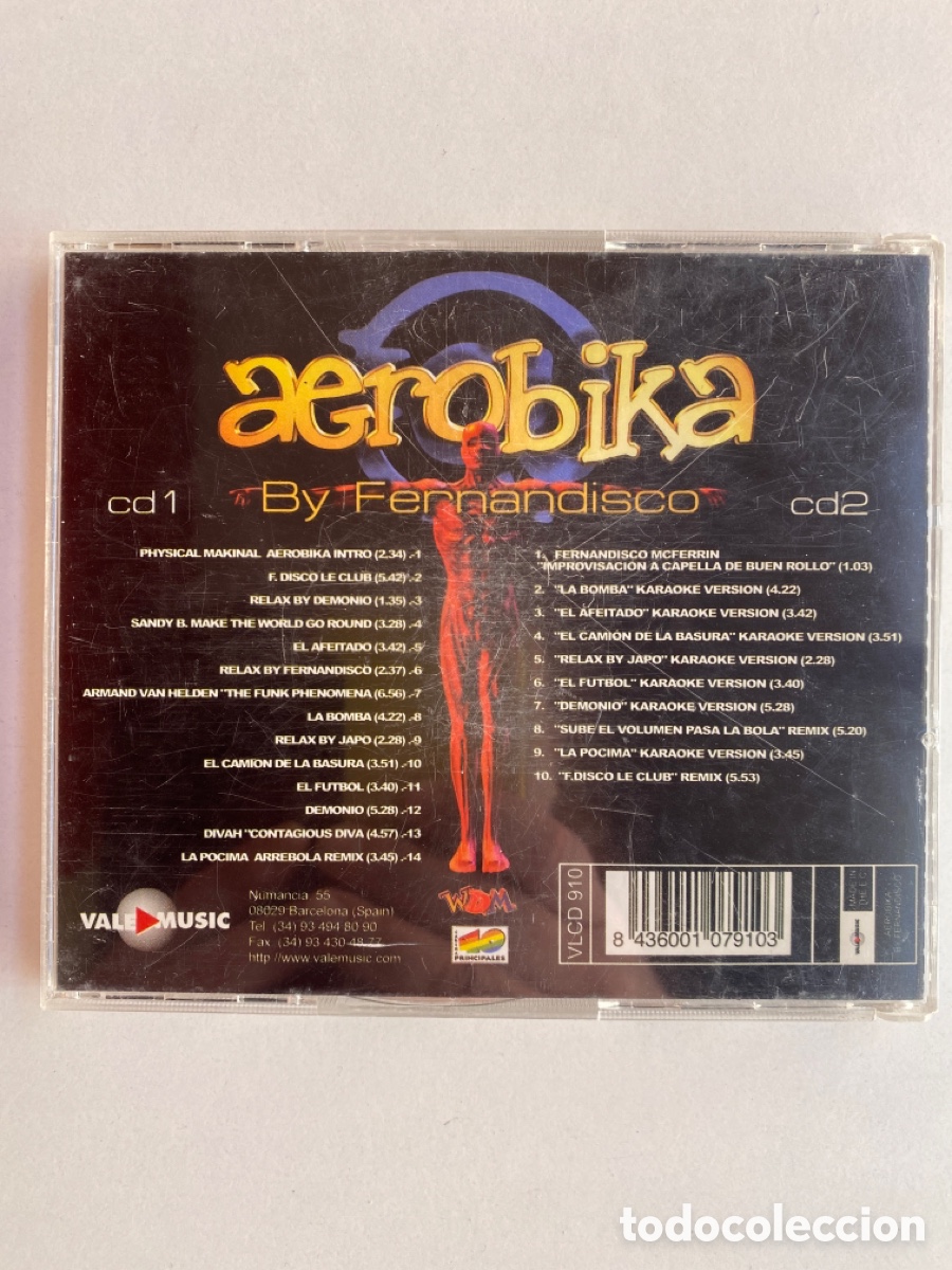 CDs de m&uacute;sica: FERNANDISCO-AEROBIKA-2 CD - Foto 2