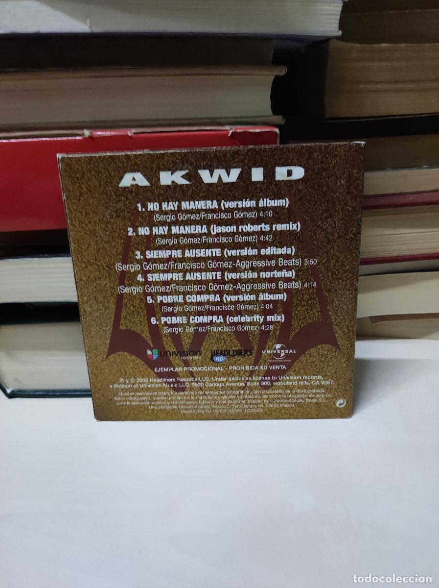 CDs de m&uacute;sica: Akwid &ndash; No Hay Manera - Foto 2