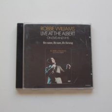 CDs de Música: ROBBIE WILLIAMS LIVE AT THE ALBERT CD. Lote 400049039