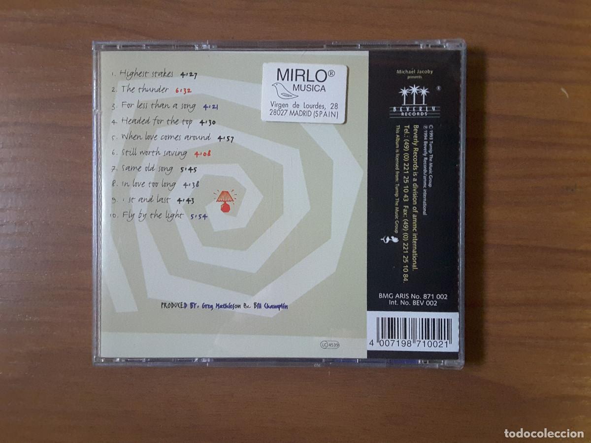 CDs de m&uacute;sica: Burn Down the Night. Bill Champlin. Beverly Records 871002 - Foto 2