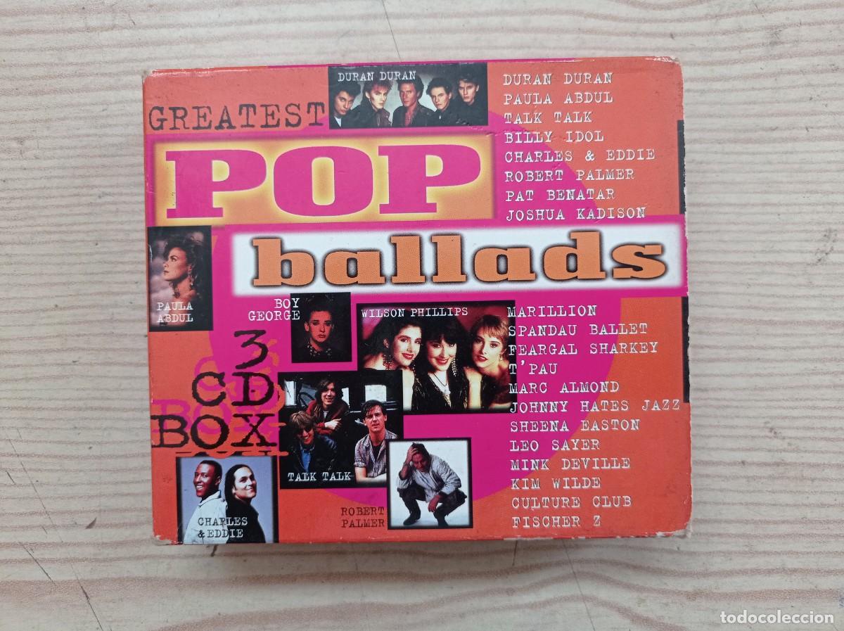 CDs de m&uacute;sica: Greatest Pop Ballads - 3 CD - Foto 1