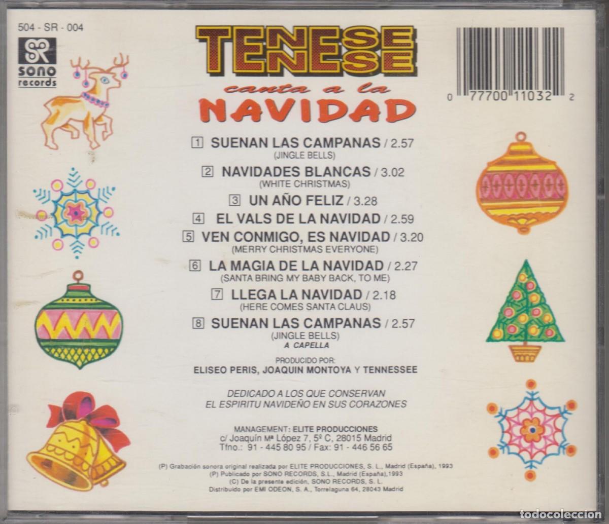 CDs de m&uacute;sica: Tennessee canta a la navidad cd 1993 - Foto 2