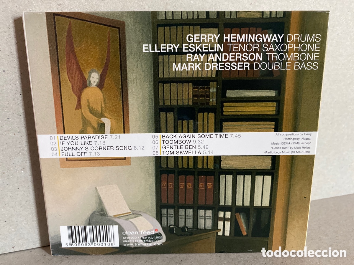 CDs de m&uacute;sica: Gerry Hemingway Quartet - Devils Paradise (CD, Album) - Foto 2