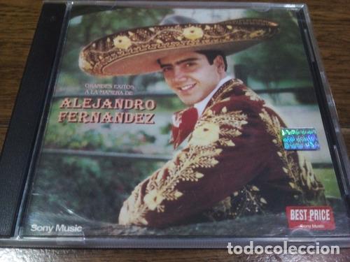 Cd Alejandro Fernandez Grandes Exitos A La Mane - Buy CD's Of Other ...