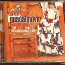 CDs de Música: 'SEVILLANEANDO', DE LOS DEL GUADALQUIVIR. SEVILLANAS. ÁLBUM CD. 40 TEMAS. 2006. BUEN ESTADO.. Lote 400373919