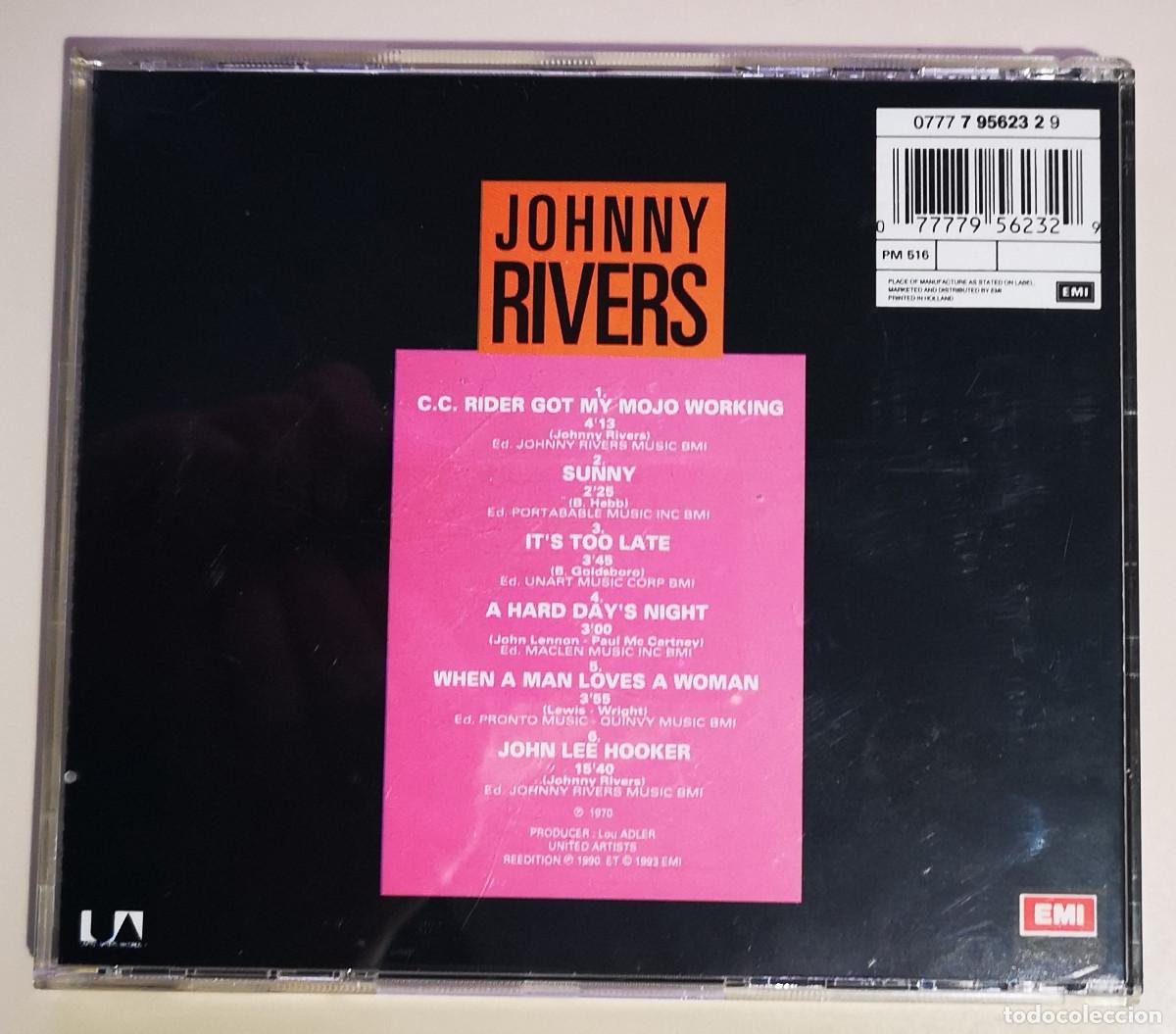 CDs de m&uacute;sica: CD - JOHNNY RIVERS - JOHN LEE HOOKER - 1993 EMI - Foto 3