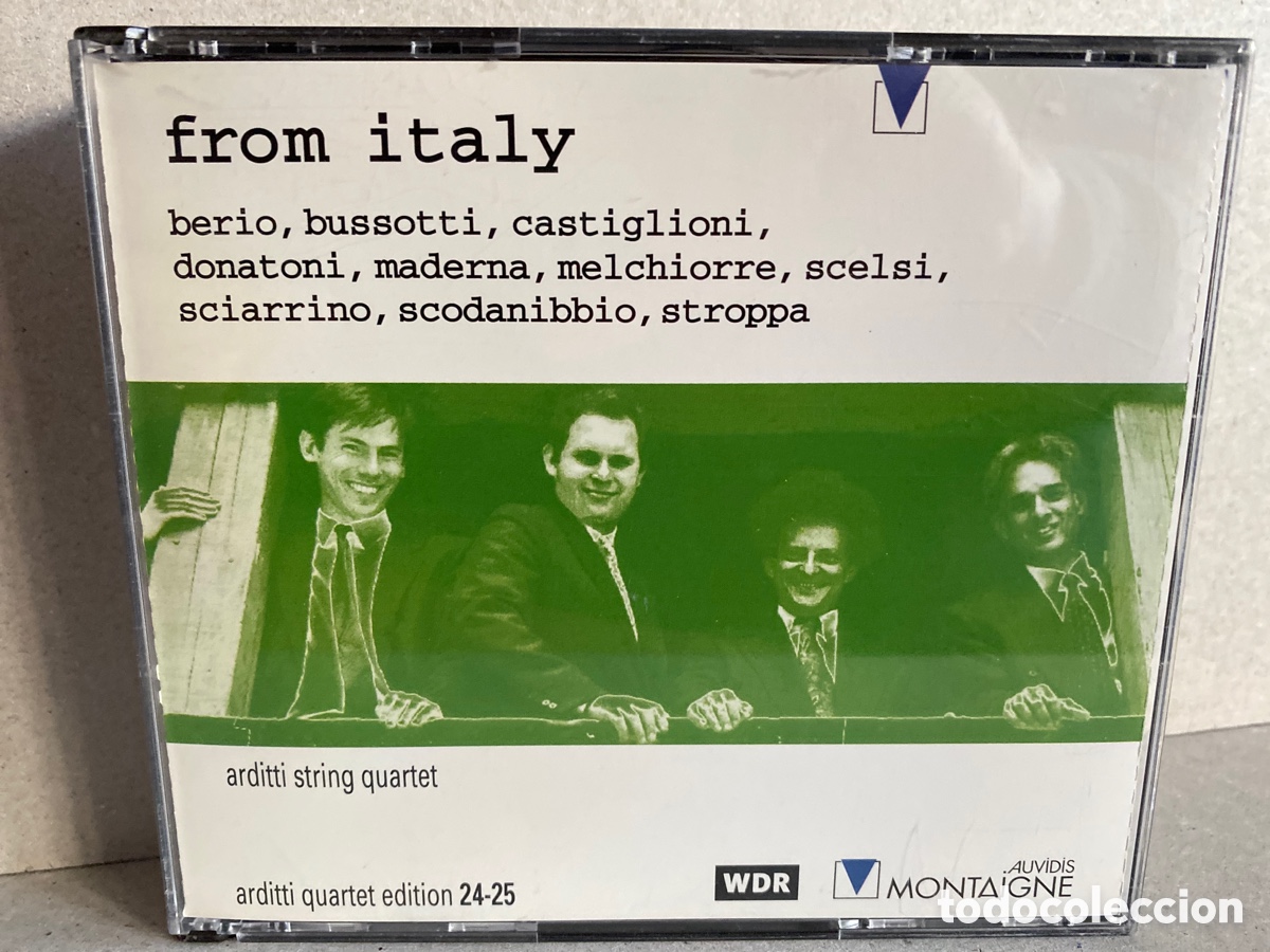 CDs de m&uacute;sica: Arditti Quartet - From Italy (2xCD) Montaigne - Foto 1