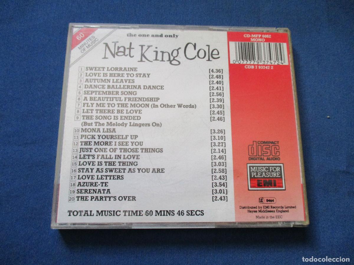 CDs de m&uacute;sica: CD - THE ONE AND ONLY &middot; NAT KING COLE - Foto 3