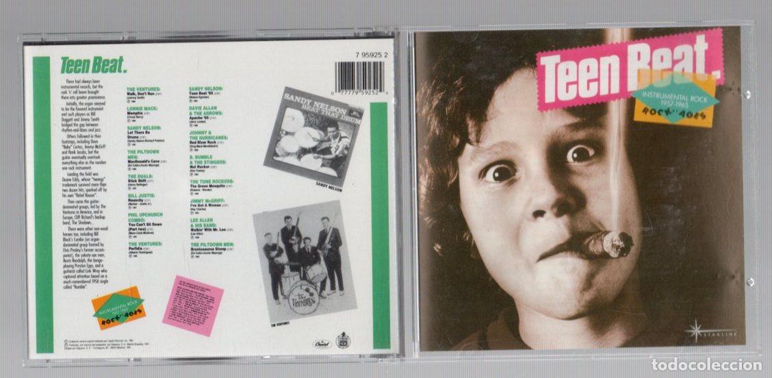 Musik-CDs: CD TEEN BEAT INSTRUMENTAL ROCK 1957-1965. 1991 CAPITOL RECORDS
