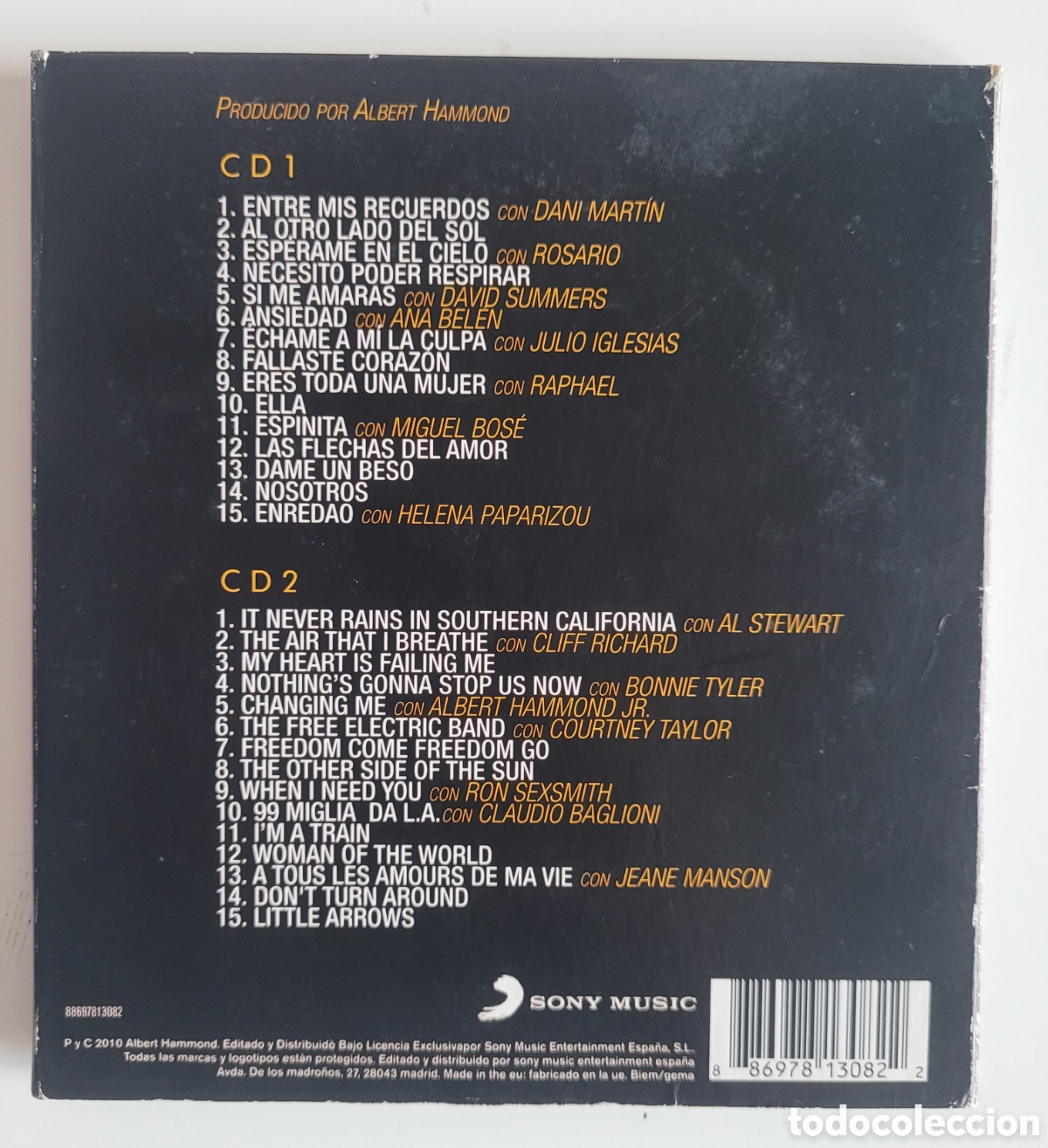 CDs de m&uacute;sica: Albert hammond Legend doble cd - Foto 4