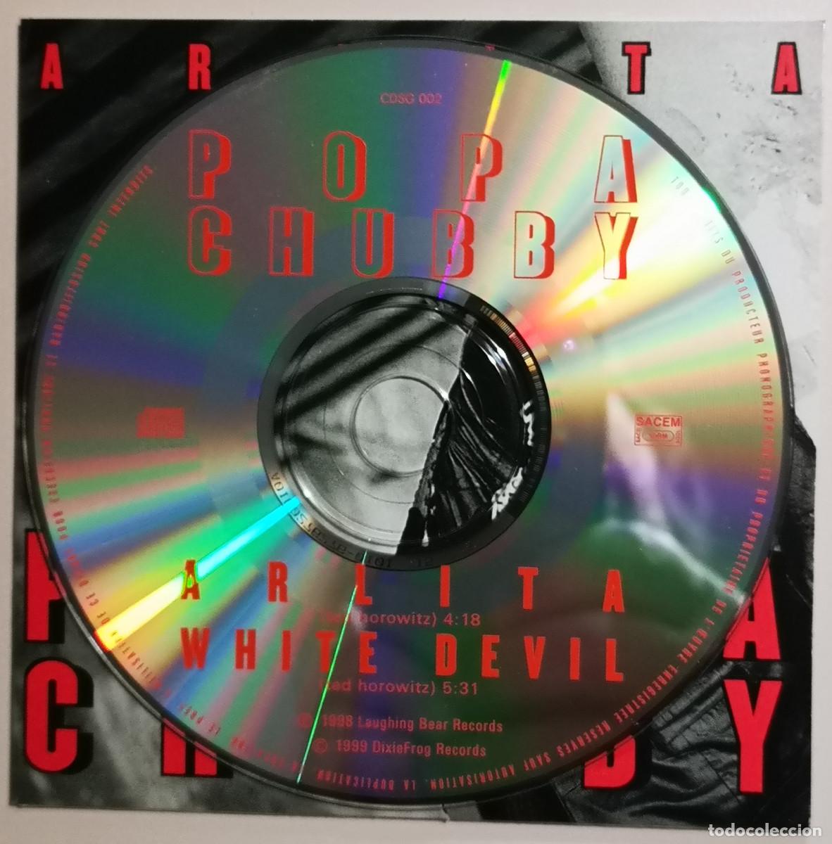 CDs de m&uacute;sica: CD SINGLE - POPA CHUBBY - ARLITA - 1999 DIXIEFROG - Foto 3