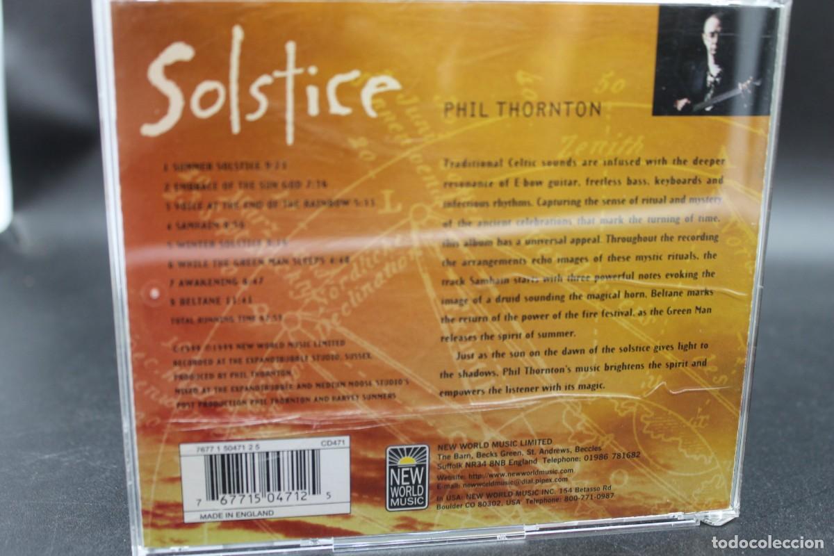 CDs de m&uacute;sica: SOLSTICE PHIL THORNTON CD - Foto 3
